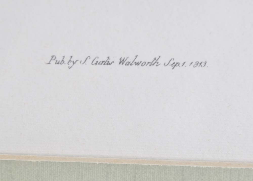 Pair of S. Curtis Walworth Botanical Offset Lithographs