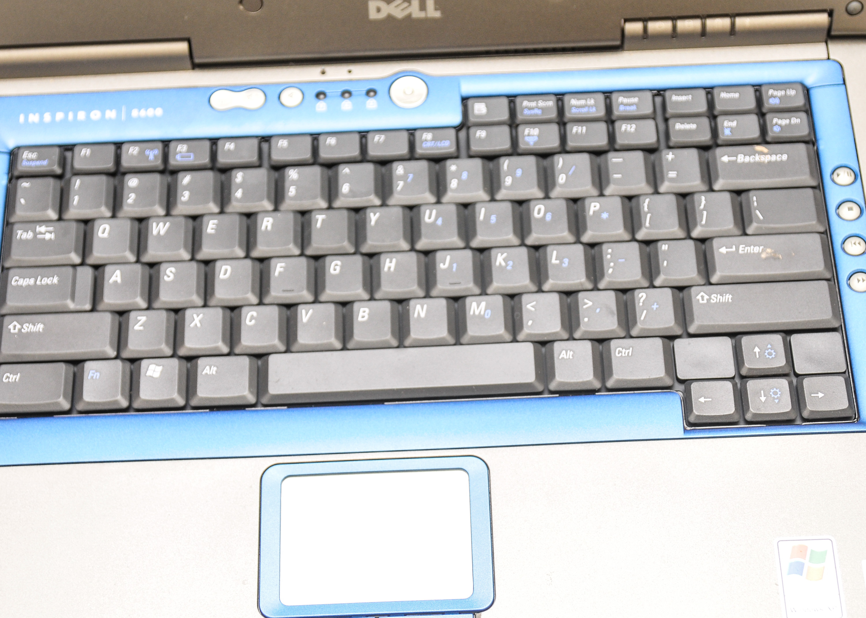 Del Inspiron 8600 Laptop Computer and Seagate External Hard Drive