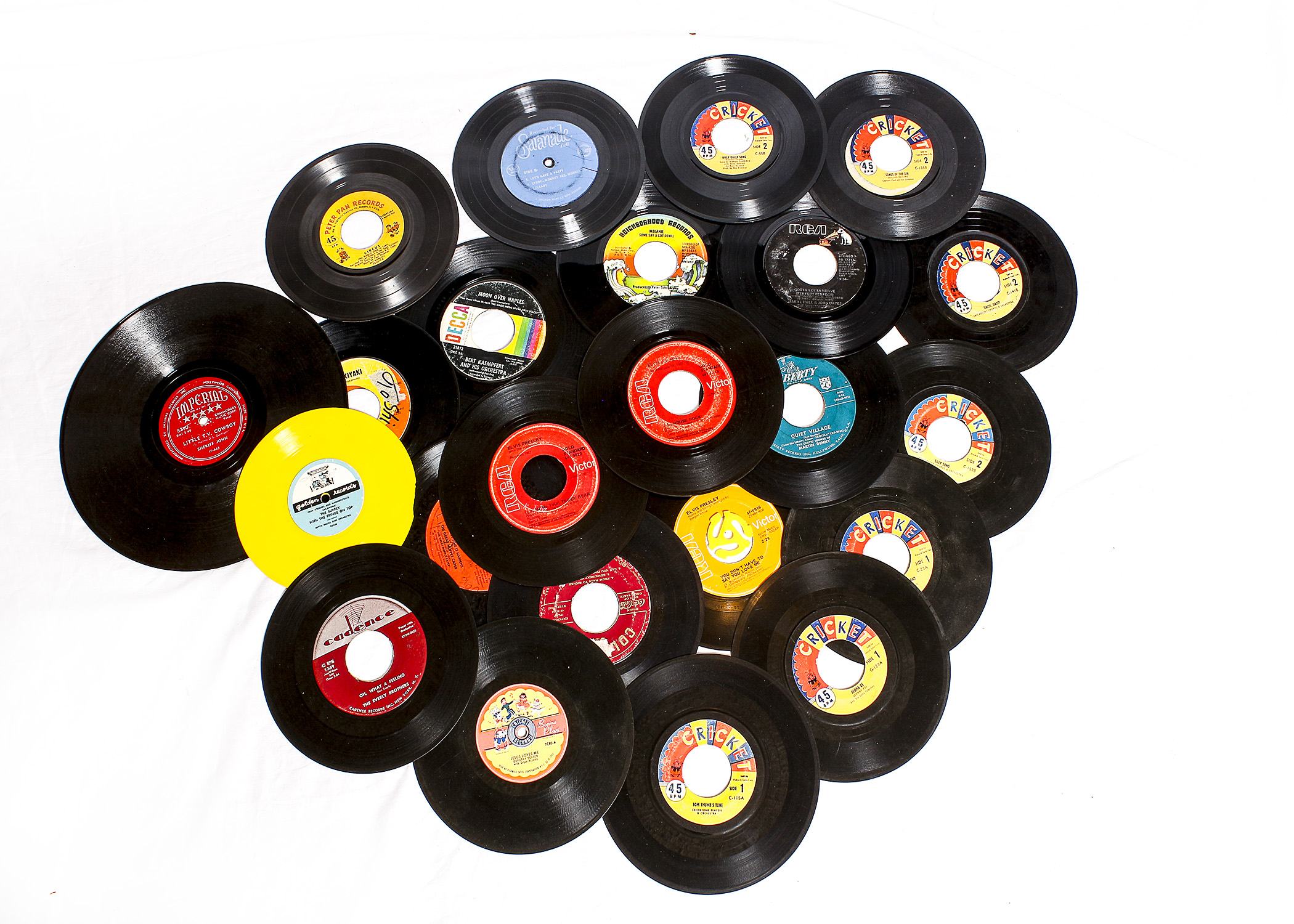 Collection of 45s Records