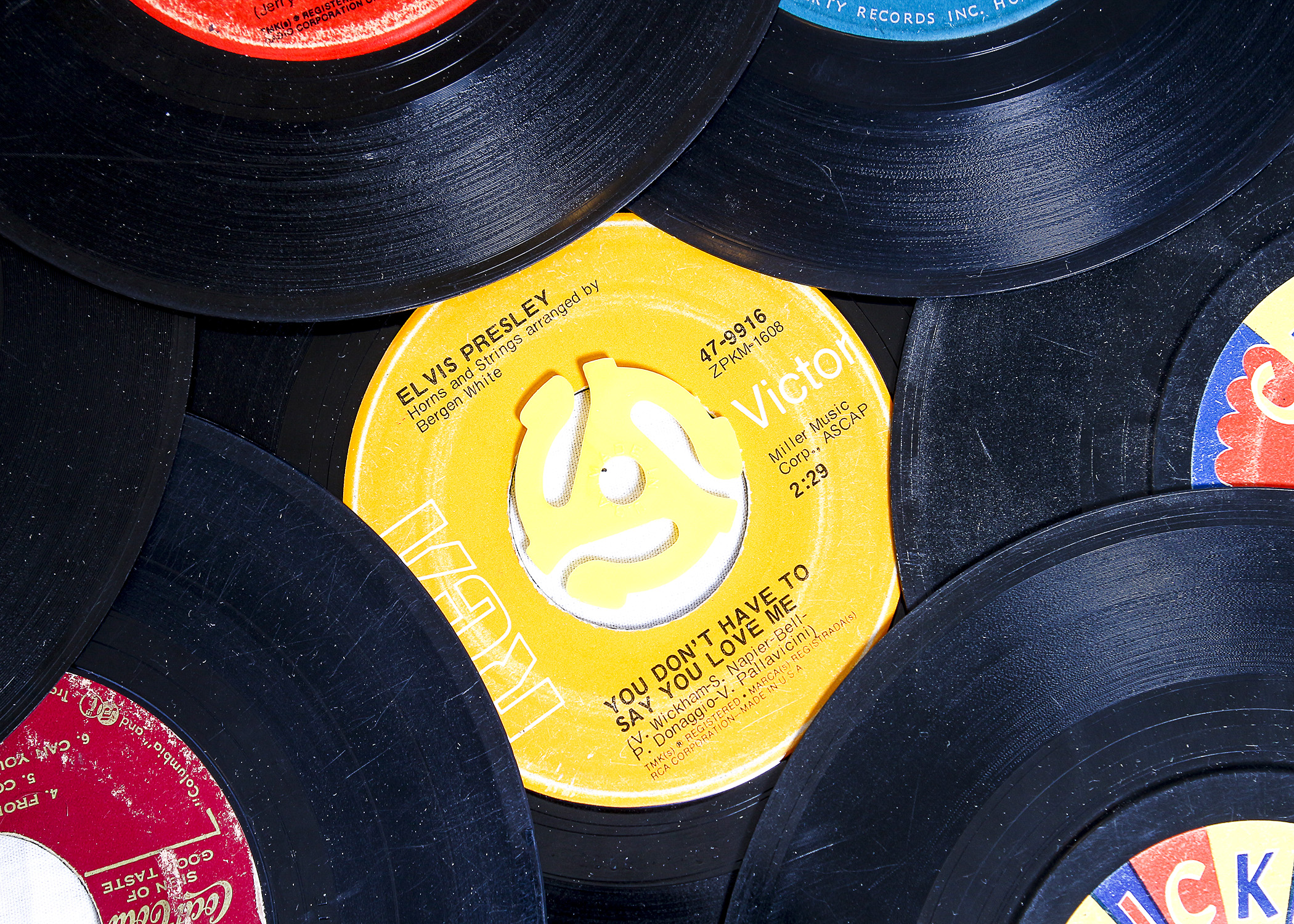 Collection of 45s Records