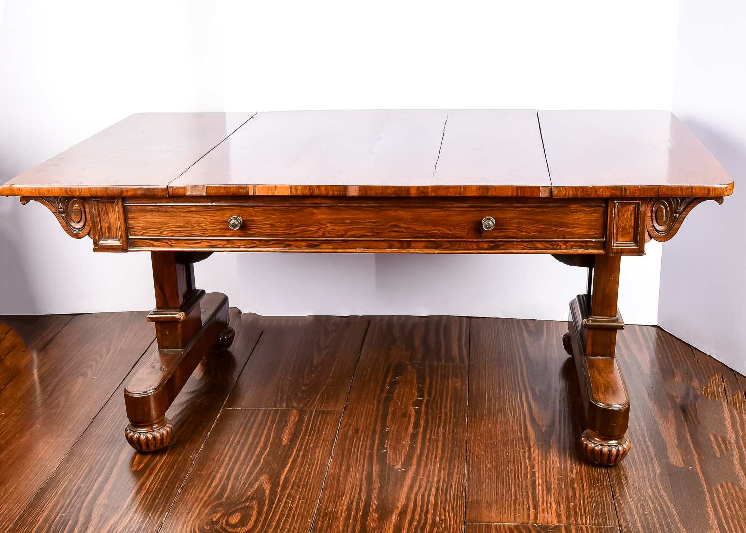 Slide-Top Wood Game Table