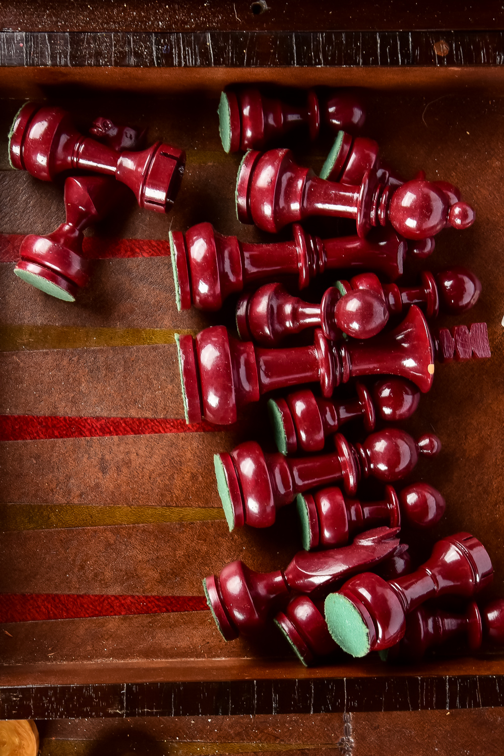 Slide-Top Wood Game Table