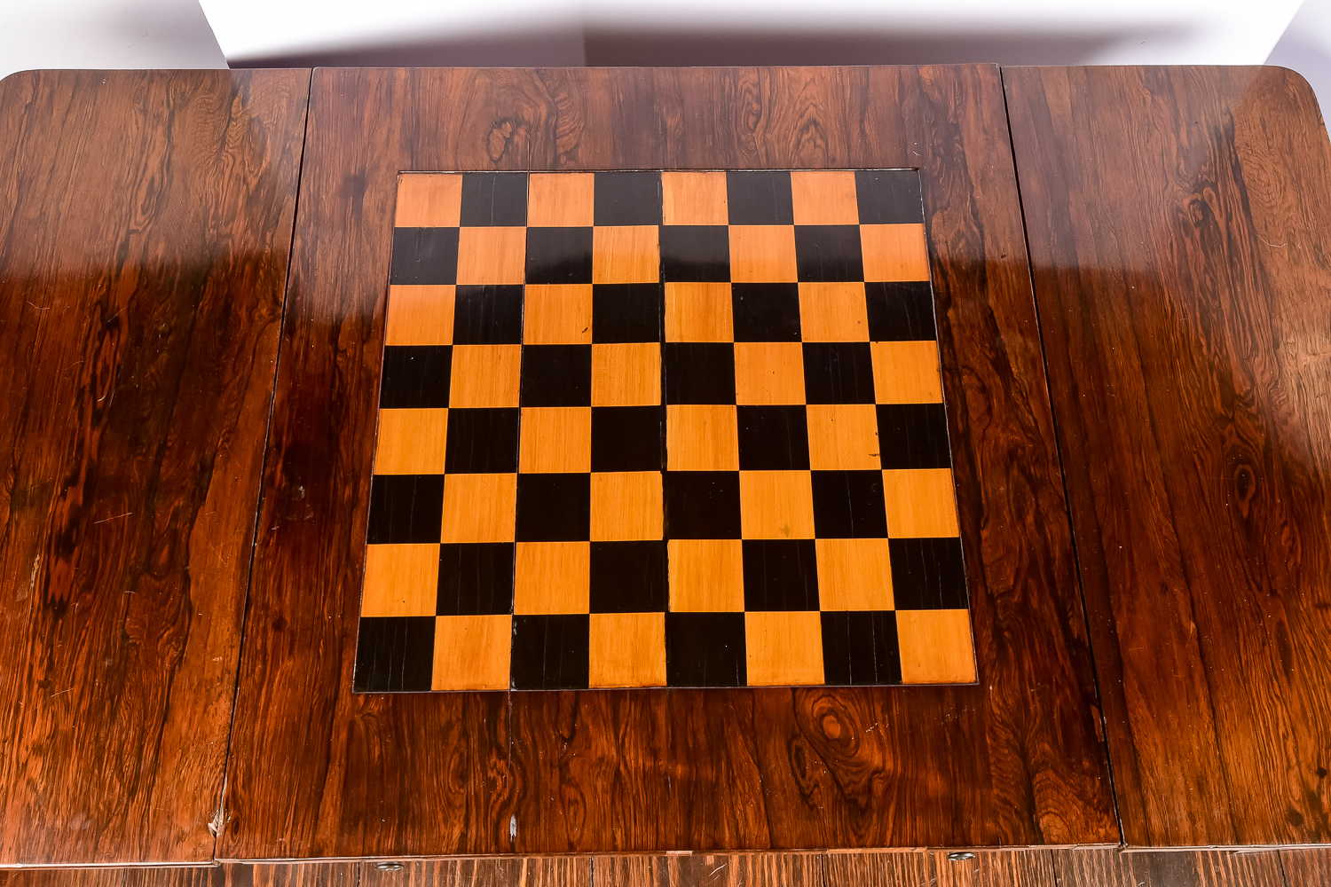 Slide-Top Wood Game Table