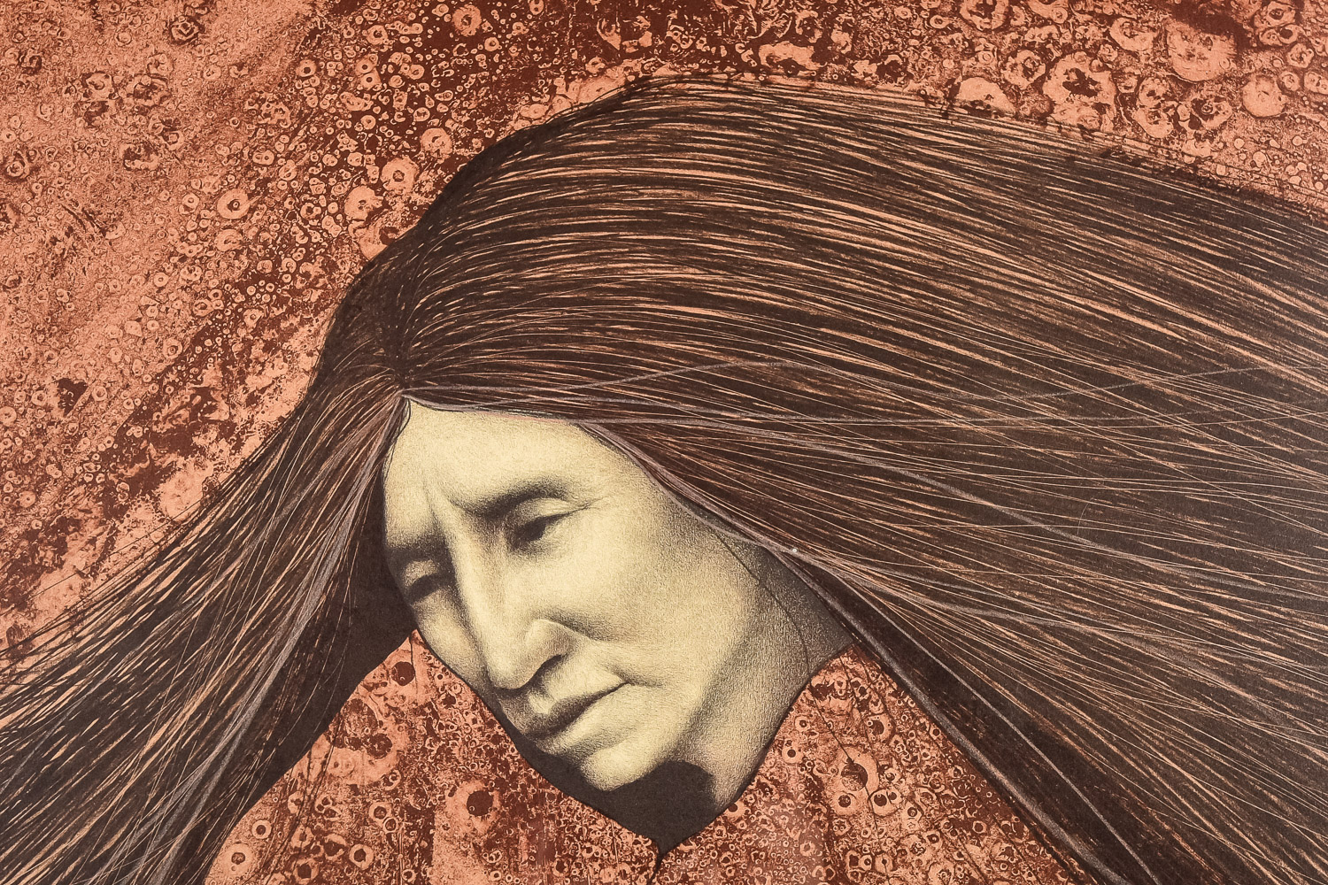 Frank Howell Lithograph "Face of Waters"