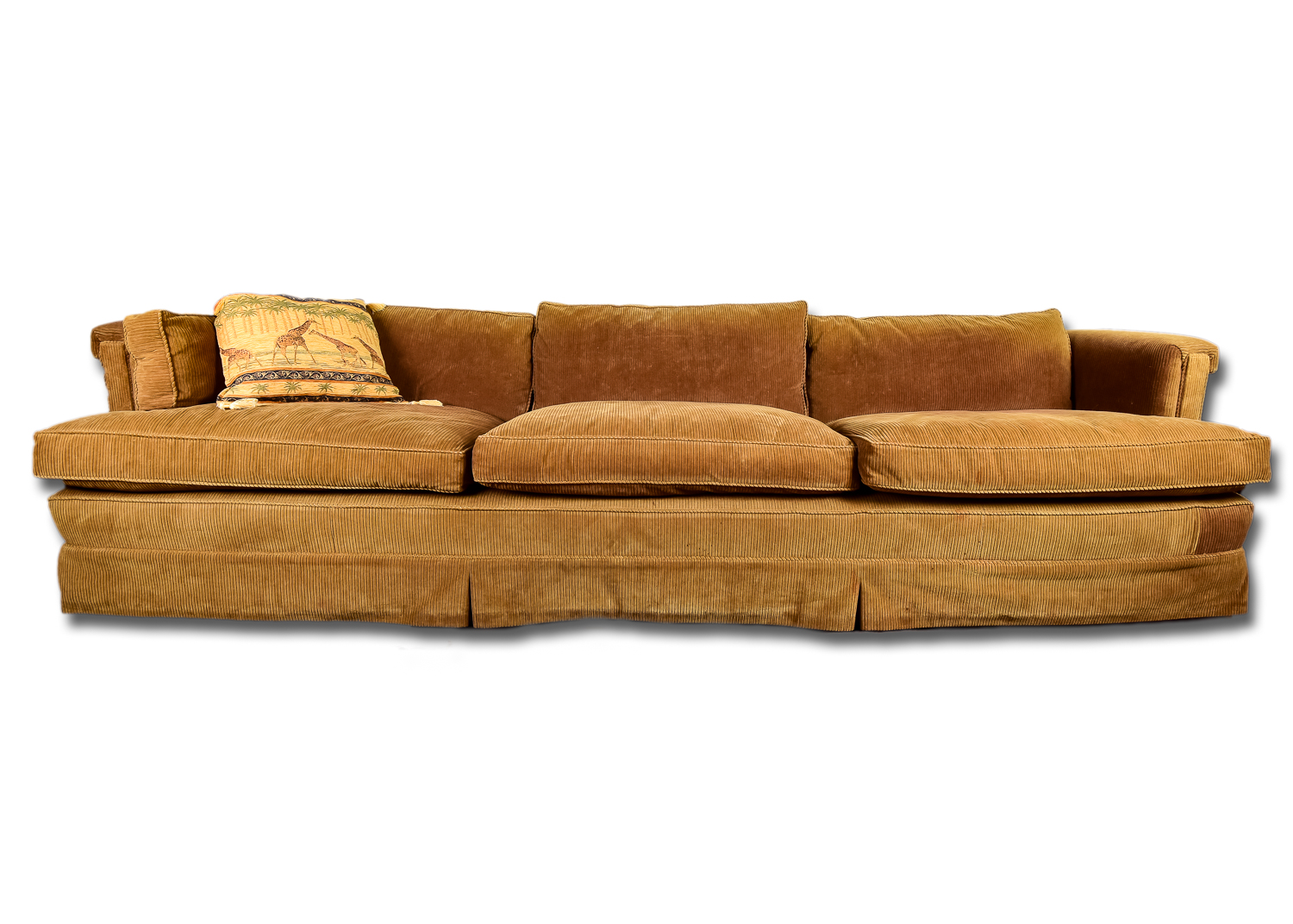 Wide-Wale Corduroy Sofa