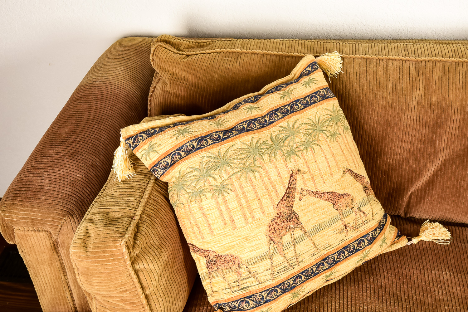 Wide-Wale Corduroy Sofa