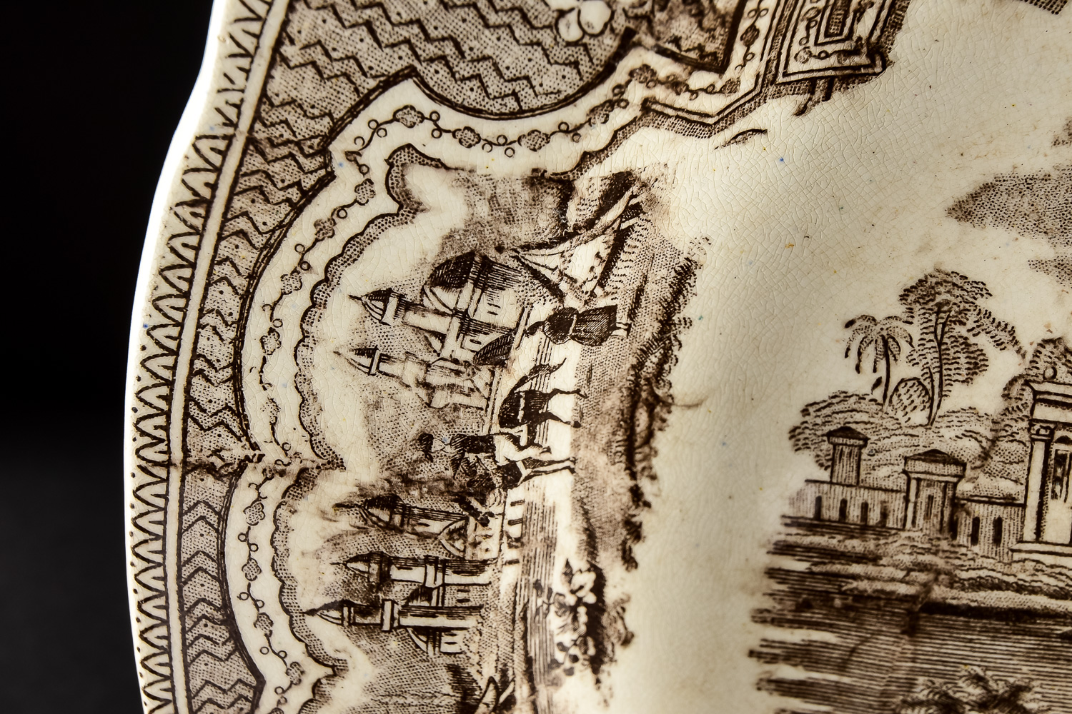 19th Century Transferware Platter