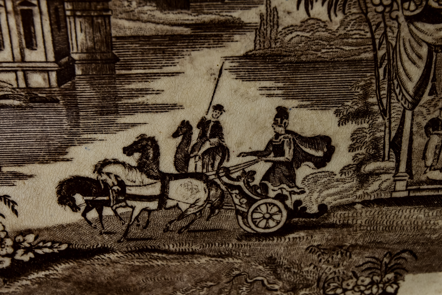 19th Century Transferware Platter