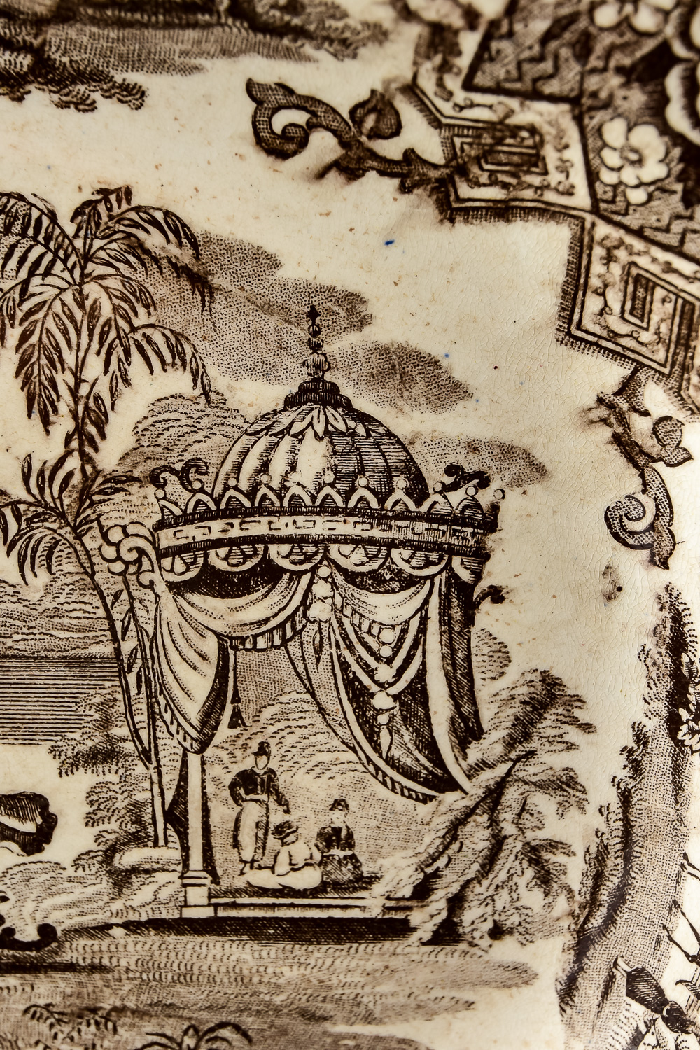 19th Century Transferware Platter