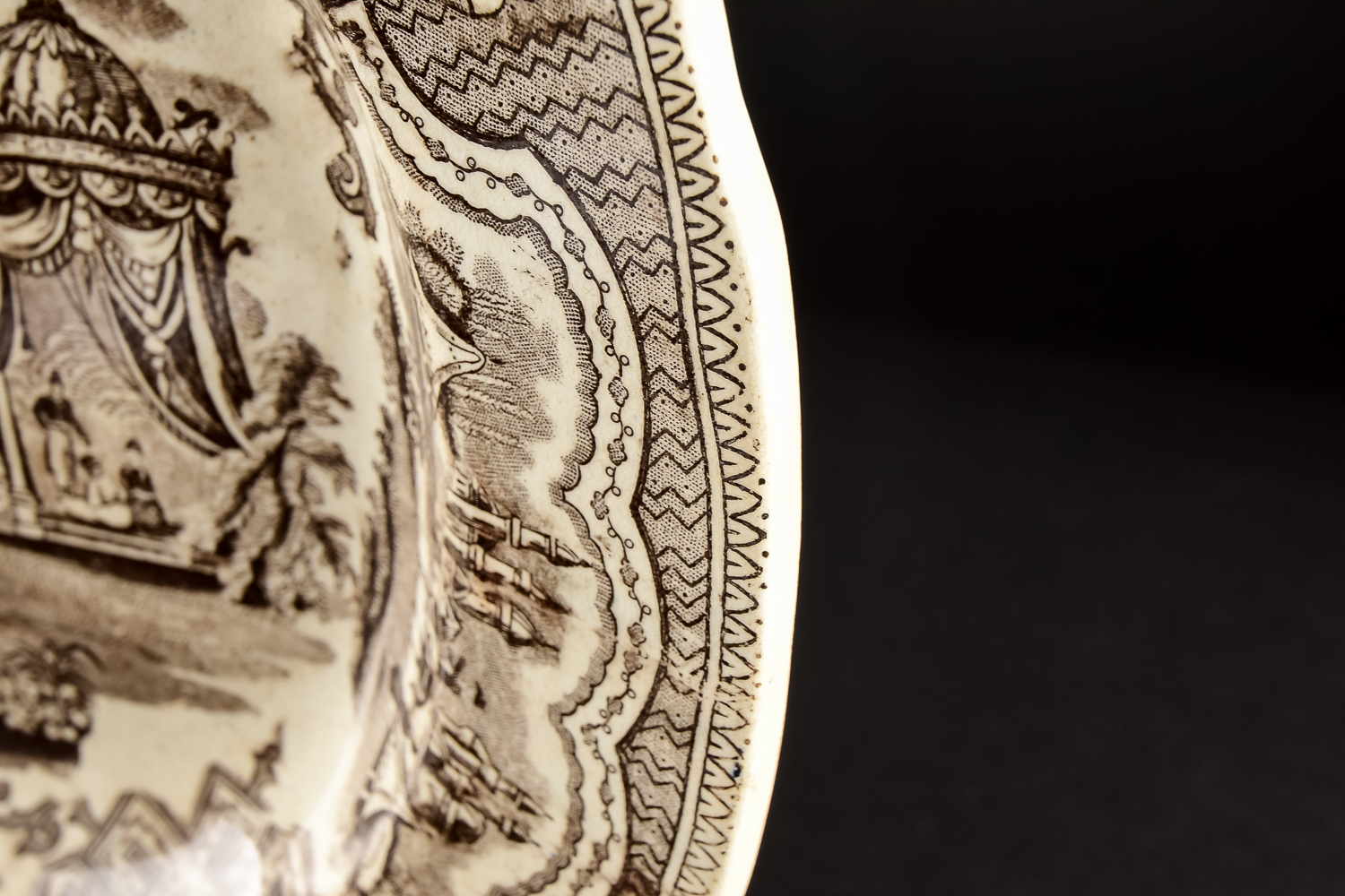 19th Century Transferware Platter