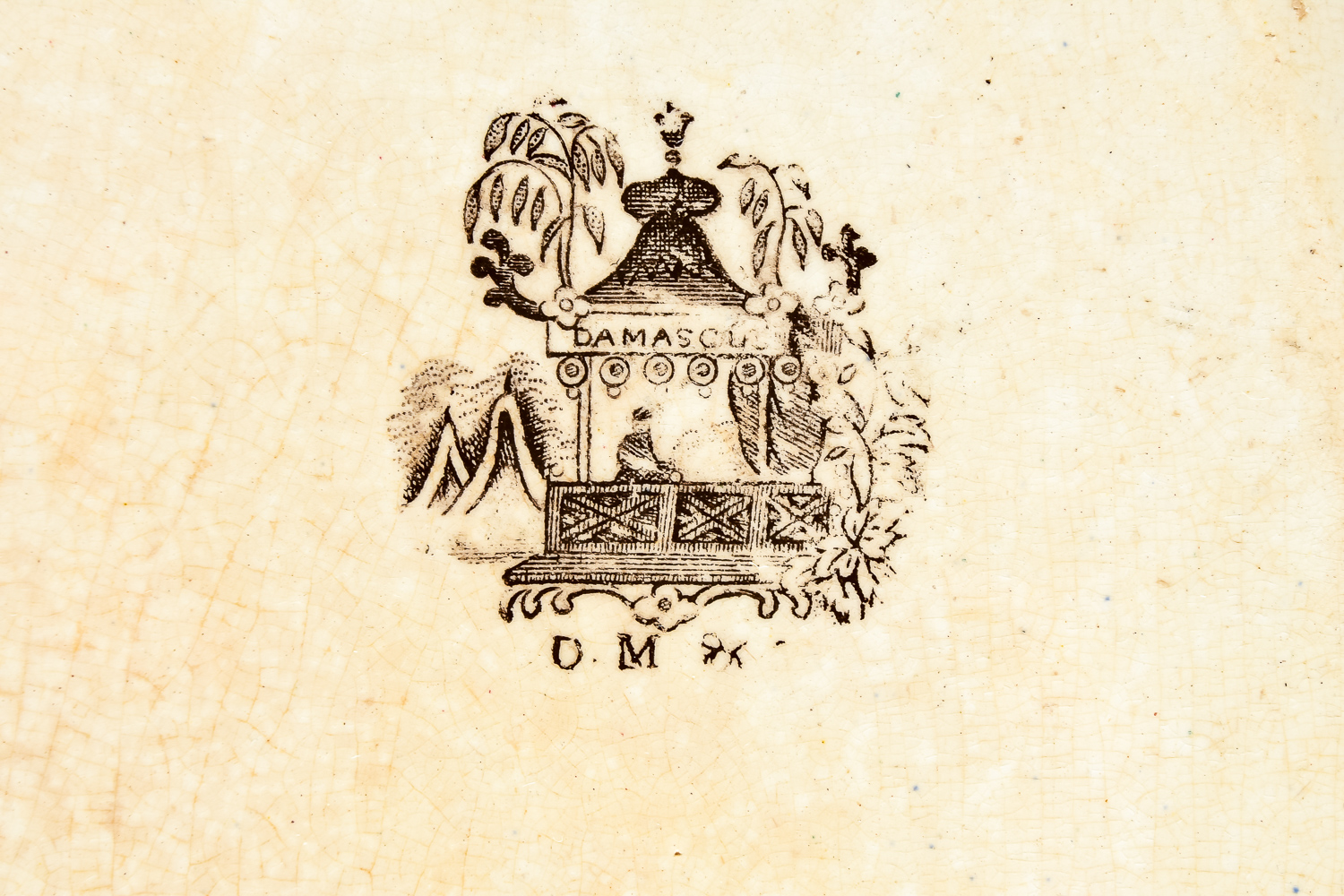 19th Century Transferware Platter