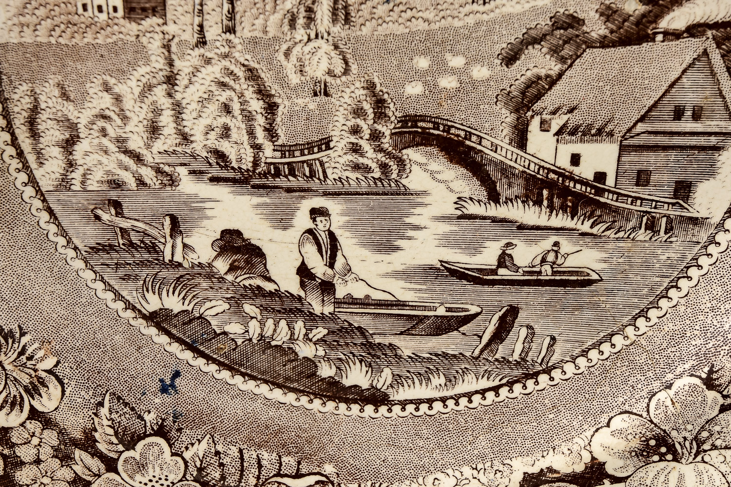 A Vintage Ceramic Plate