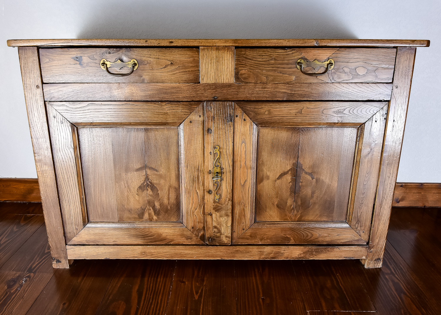Antique French Chestnut Dresser Base c. 1820