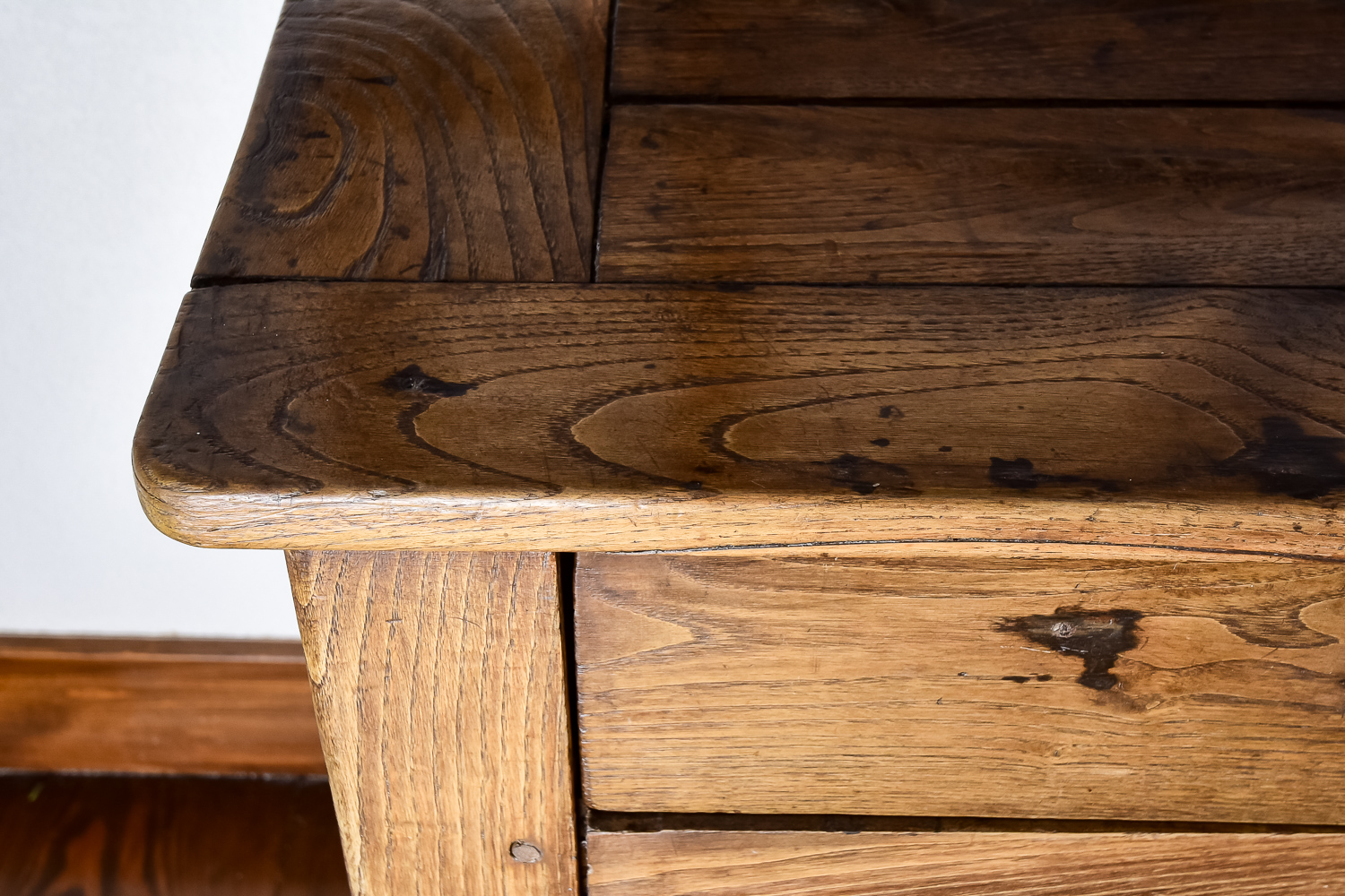 Antique French Chestnut Dresser Base c. 1820