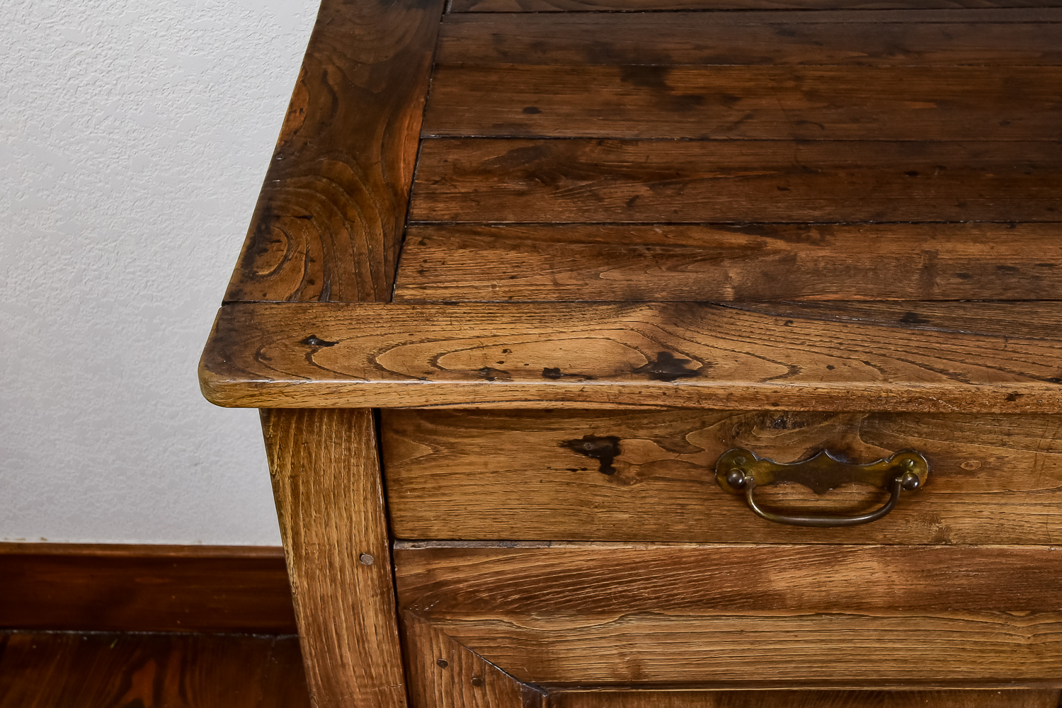 Antique French Chestnut Dresser Base c. 1820