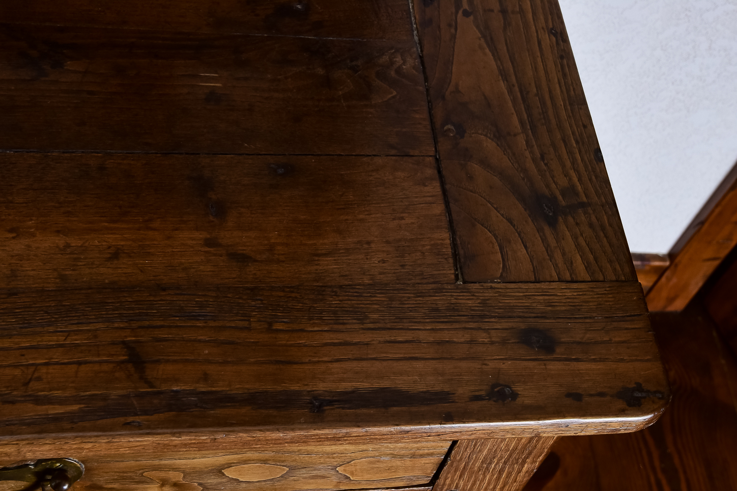 Antique French Chestnut Dresser Base c. 1820