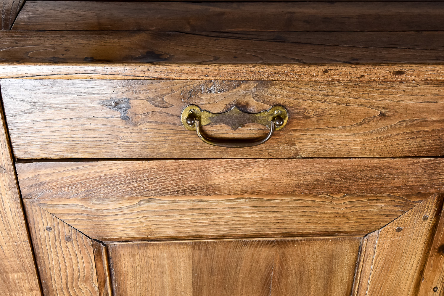 Antique French Chestnut Dresser Base c. 1820
