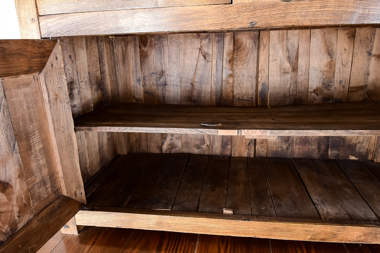 Antique French Chestnut Dresser Base c. 1820