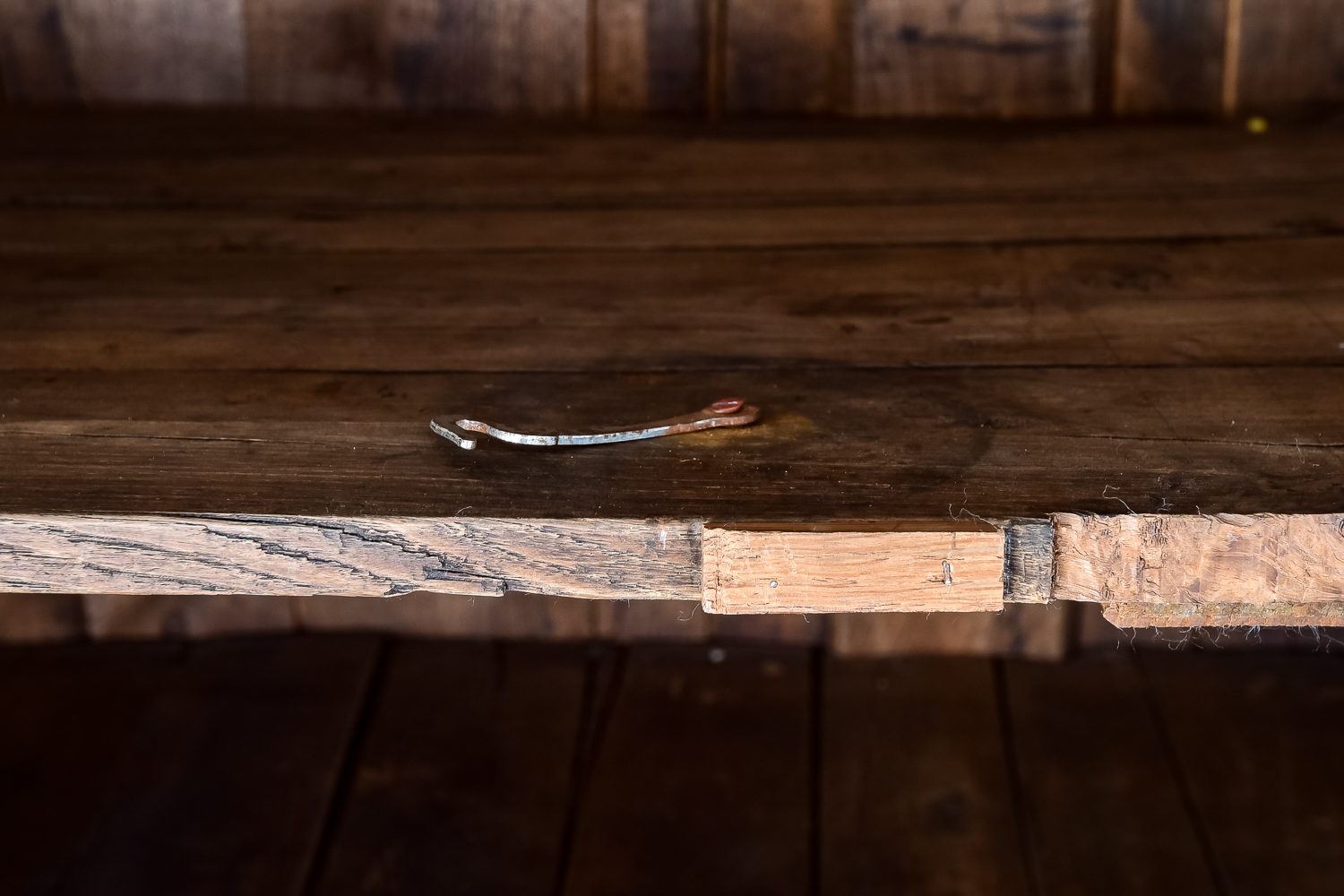 Antique French Chestnut Dresser Base c. 1820