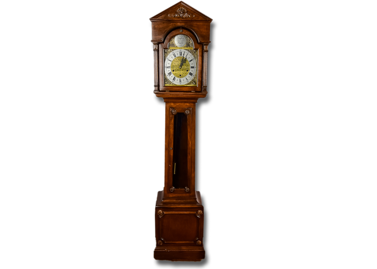 Antique Smiths Tempus Fugit Grandmother Clock