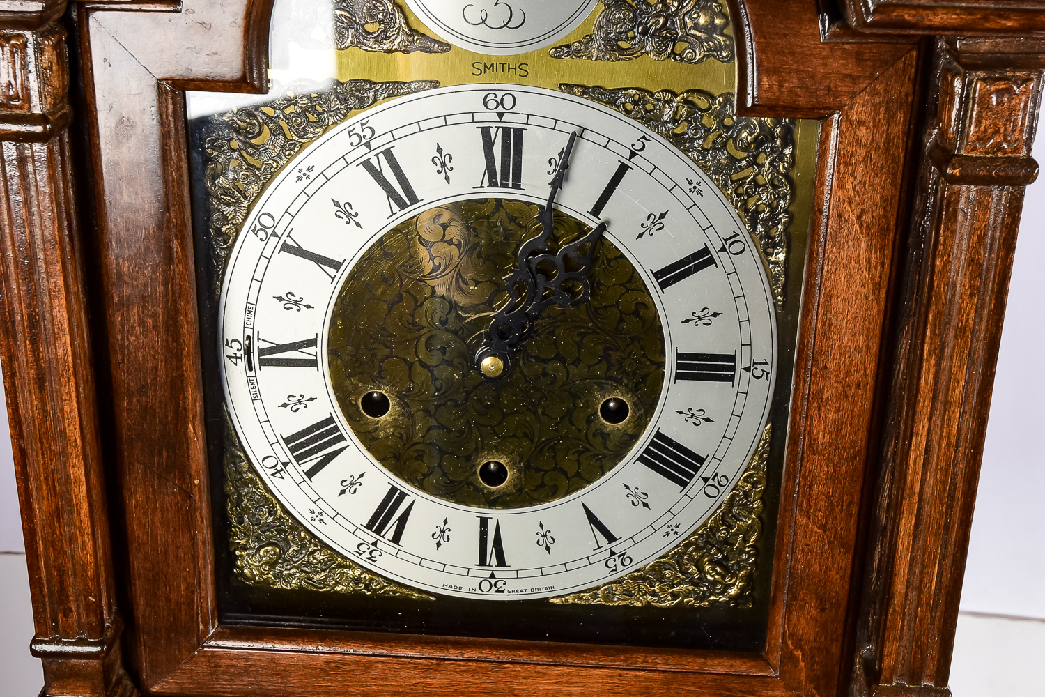 Antique Smiths Tempus Fugit Grandmother Clock