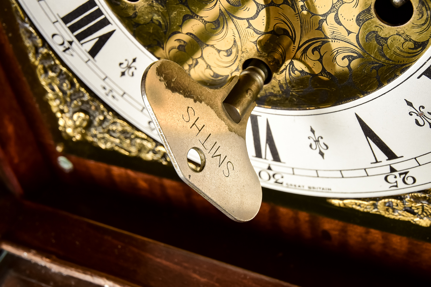 Antique Smiths Tempus Fugit Grandmother Clock