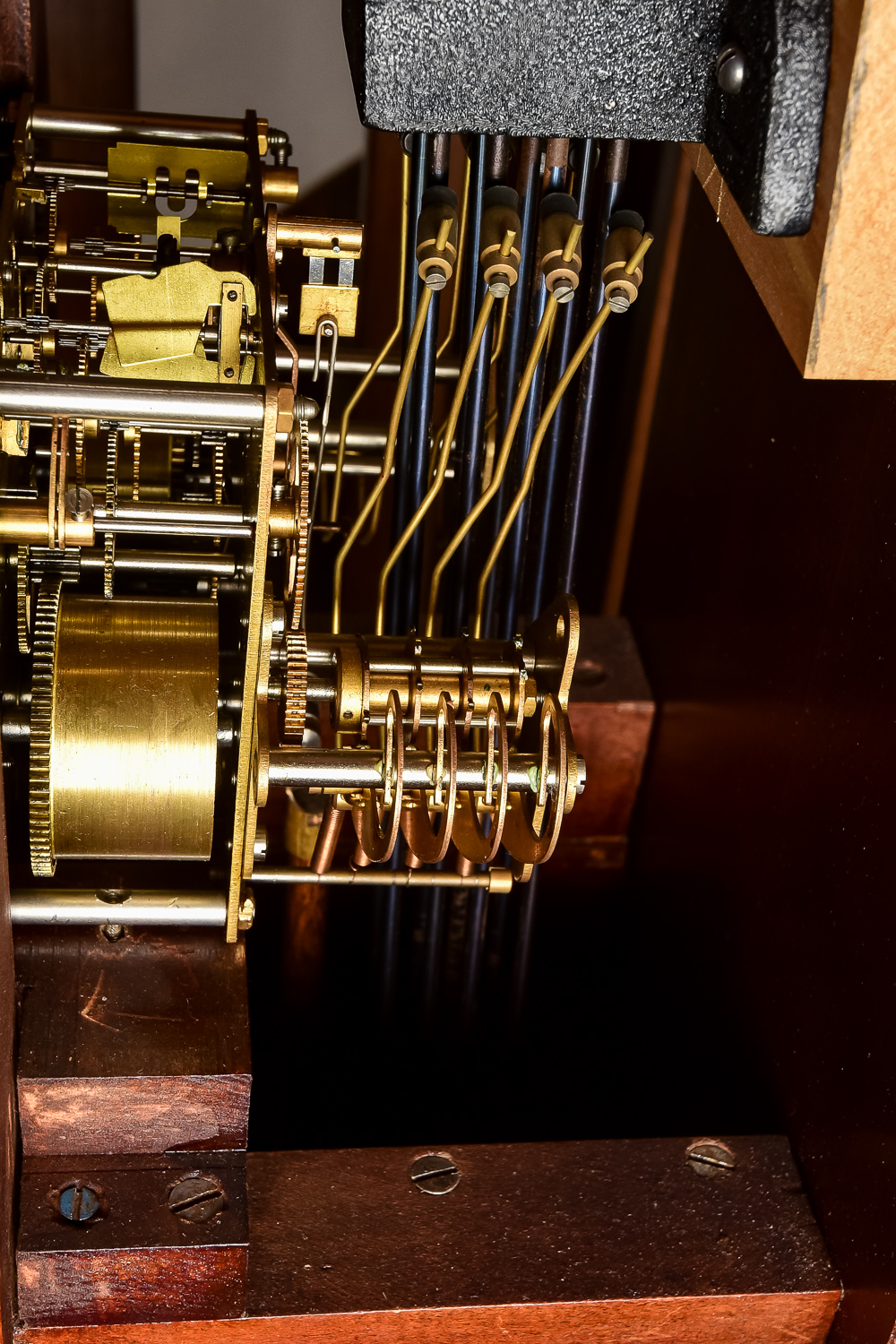 Antique Smiths Tempus Fugit Grandmother Clock