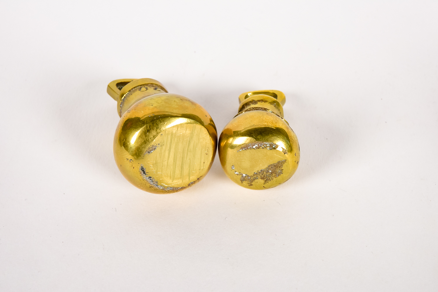 Antique Brass and Lead Weight Set