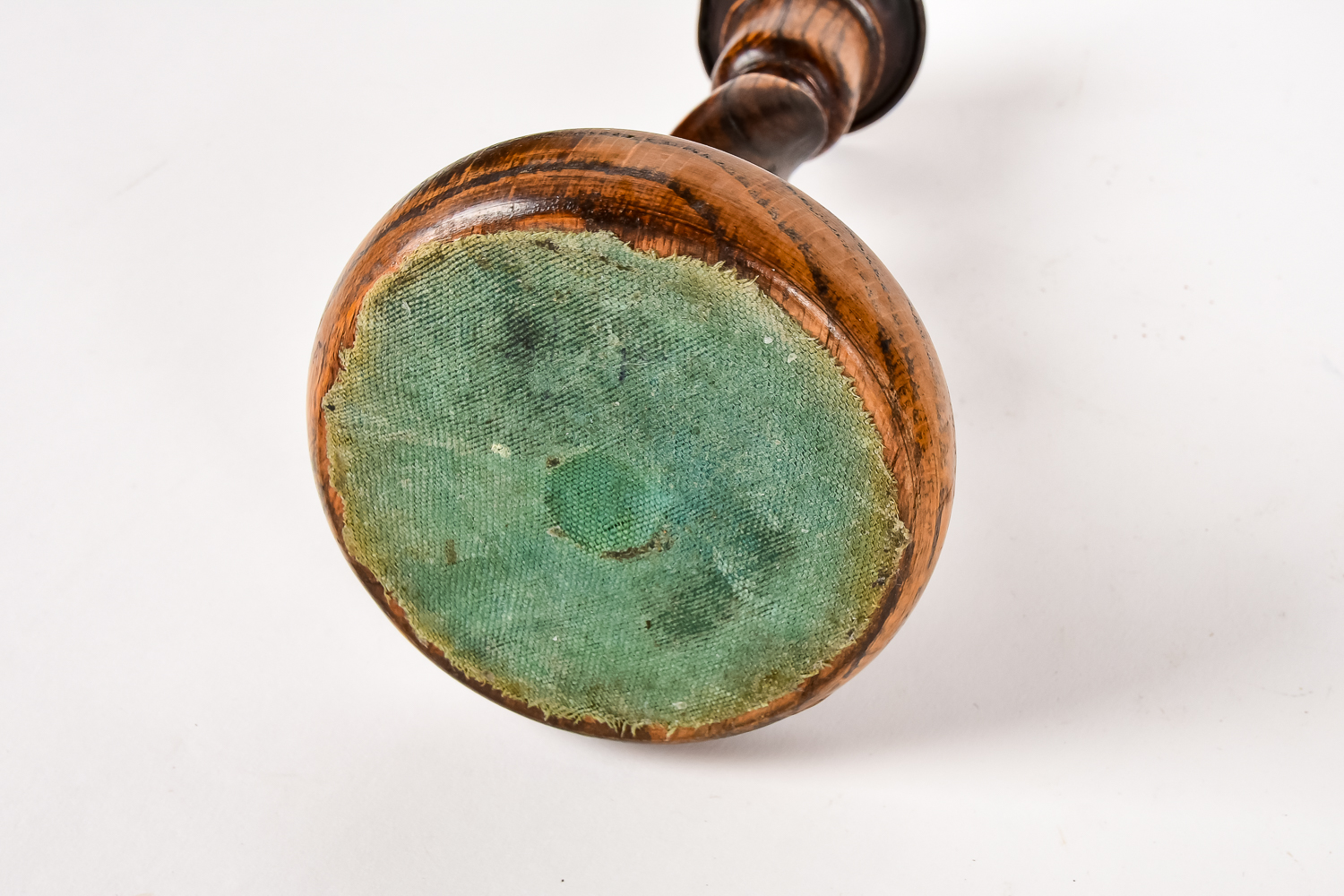 Pair of Antique Oak Candlesticks