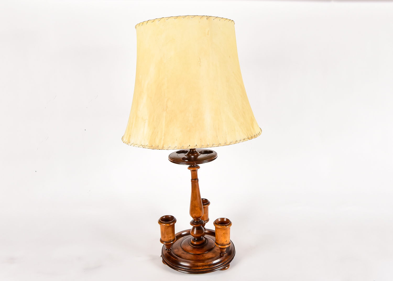 Antique Converted Pipe Rack Lamp