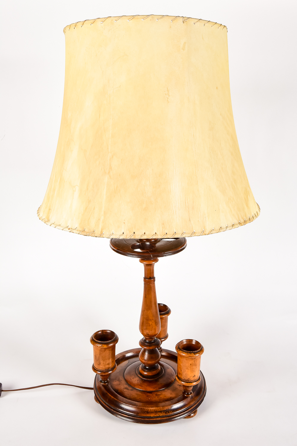 Antique Converted Pipe Rack Lamp