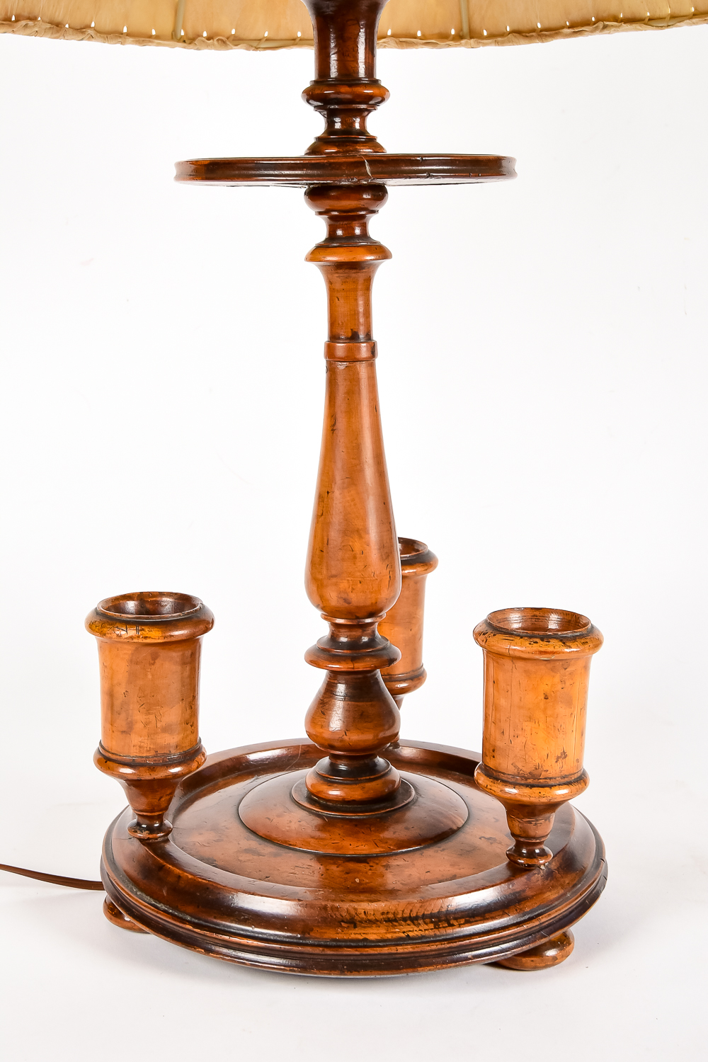 Antique Converted Pipe Rack Lamp