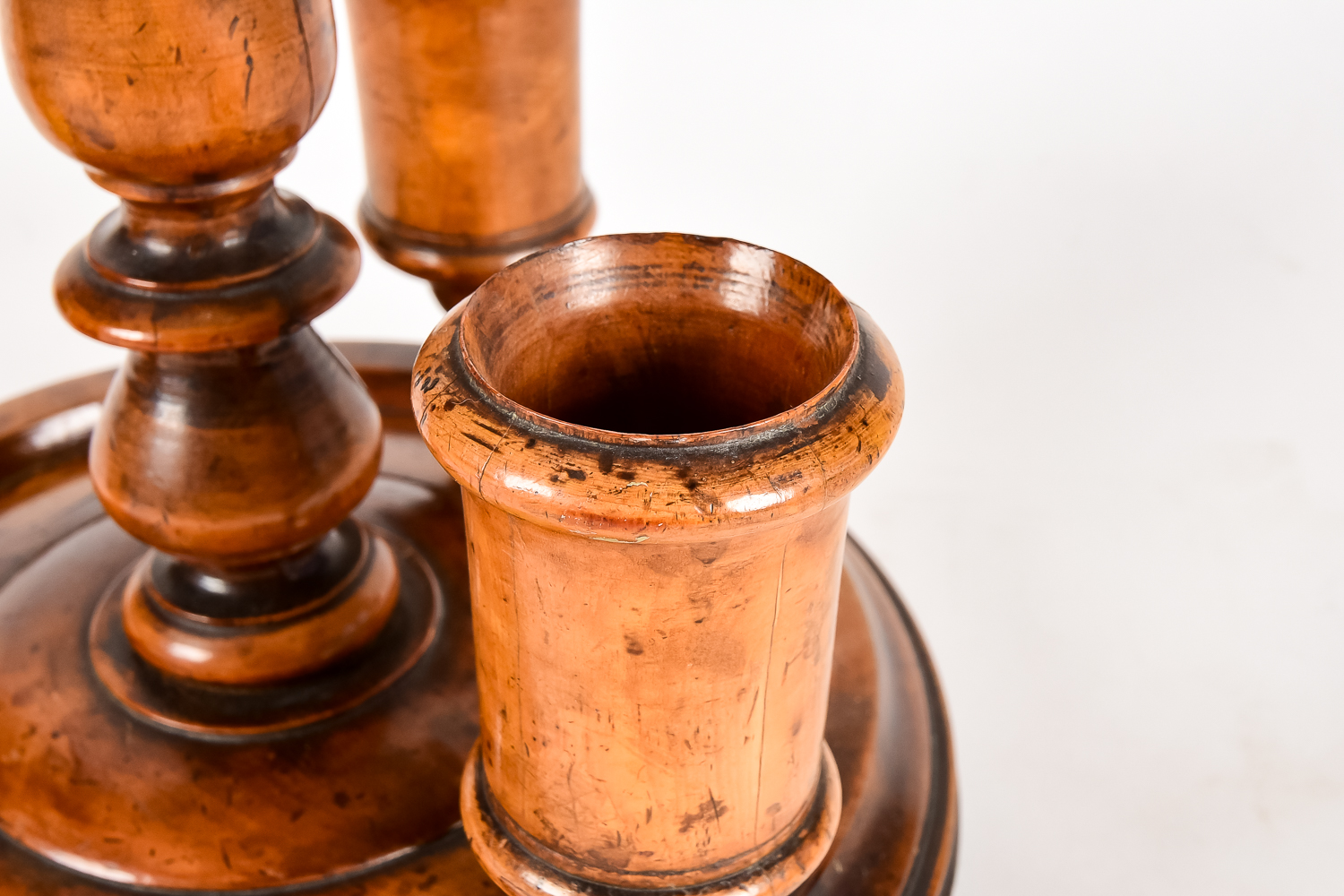 Antique Converted Pipe Rack Lamp