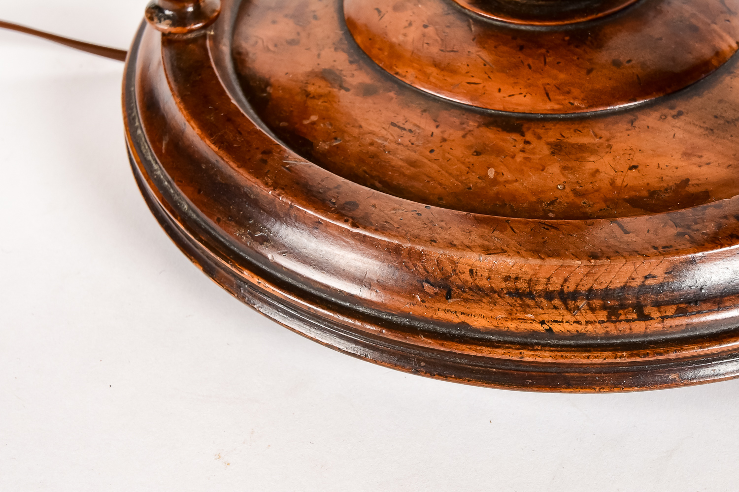 Antique Converted Pipe Rack Lamp