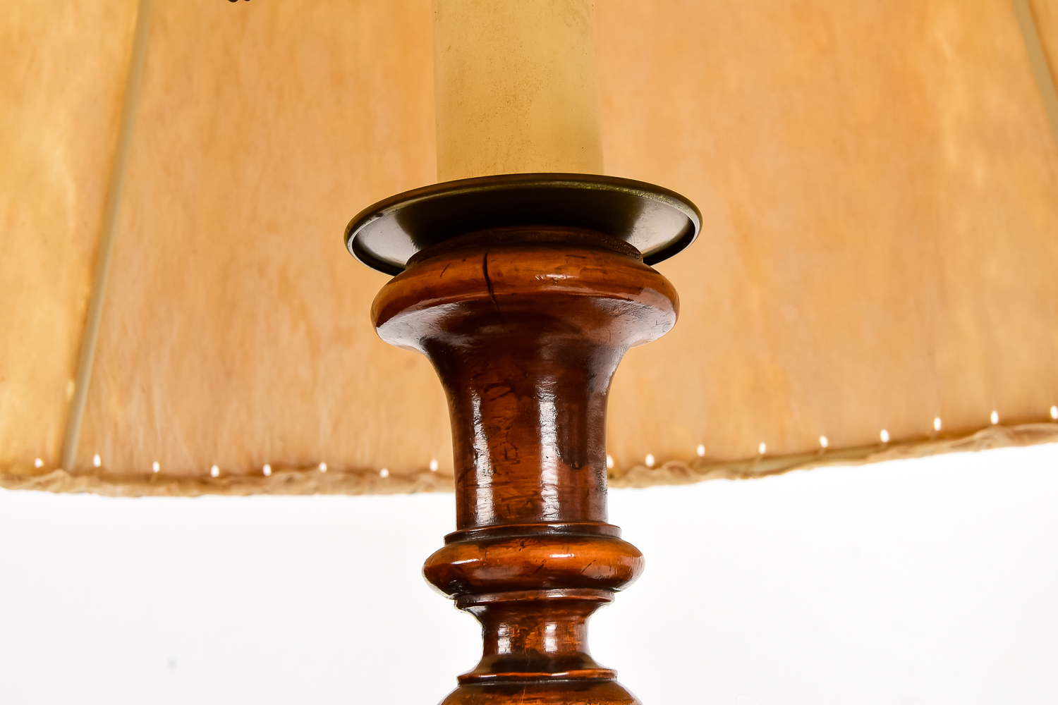 Antique Converted Pipe Rack Lamp