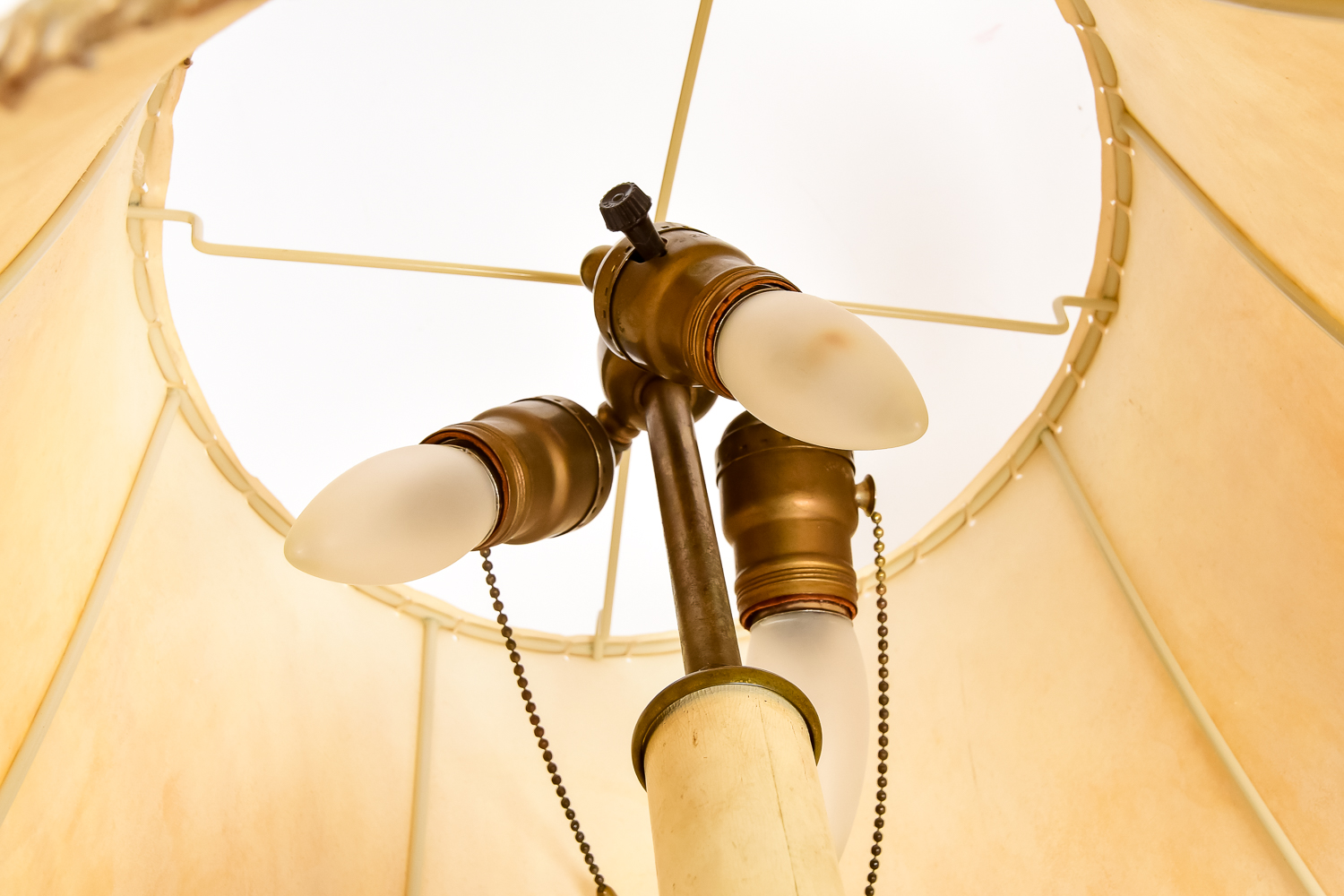 Antique Converted Pipe Rack Lamp