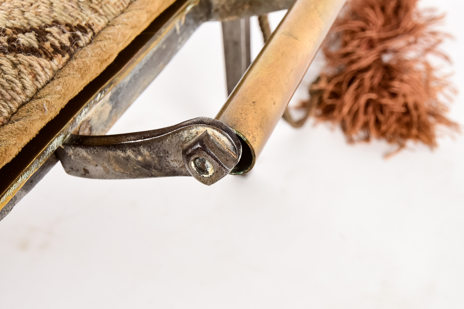 Iron and Brass Footman, Circa 1890