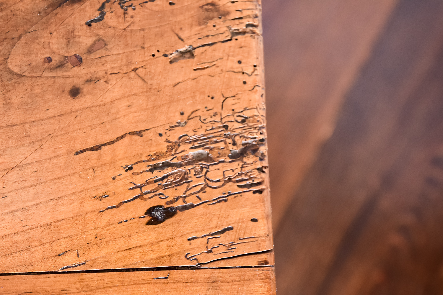 Antique French Cherry Coffee Table