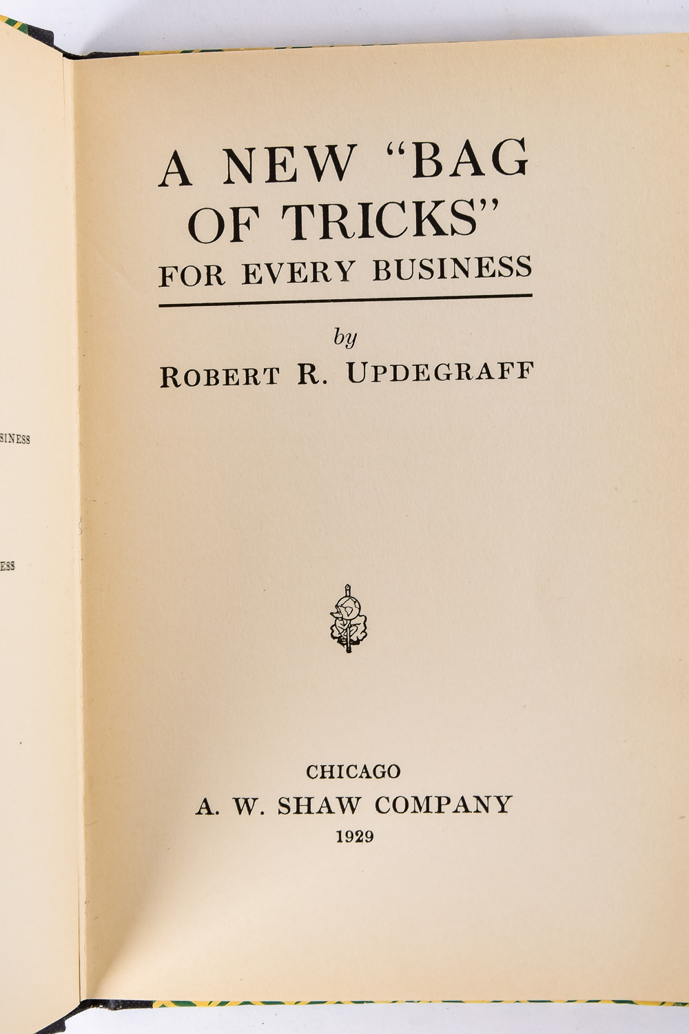 Collection of Robert R. Updegraff Books
