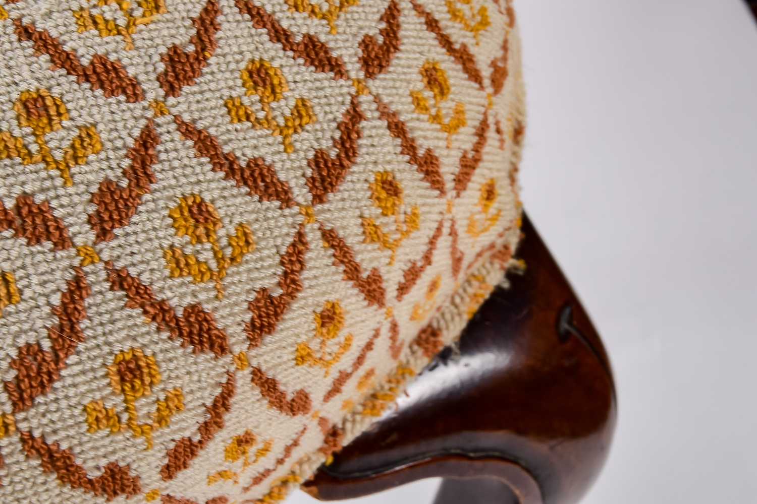 Antique Queen Anne Armchair