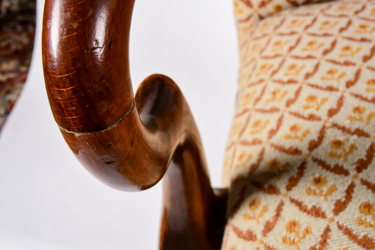 Antique Queen Anne Armchair