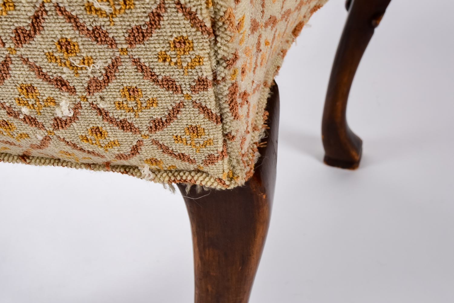 Antique Queen Anne Armchair