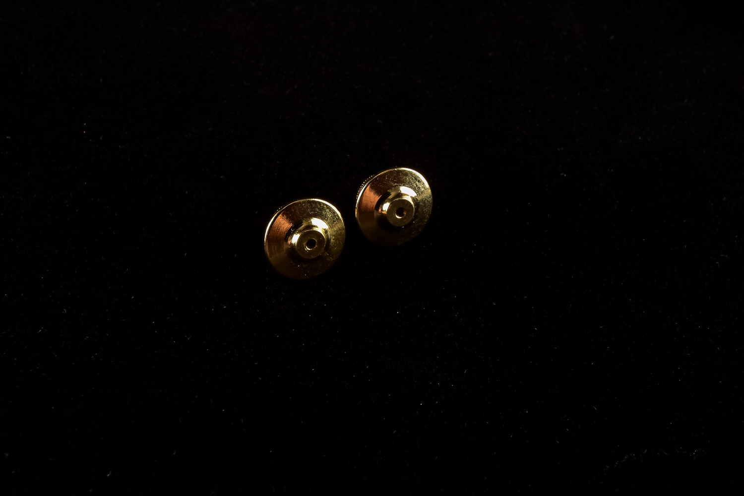 Set of Gold Cuff Links and Tie Tacks