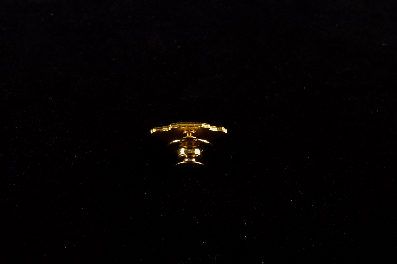 Set of Gold Cuff Links and Tie Tacks