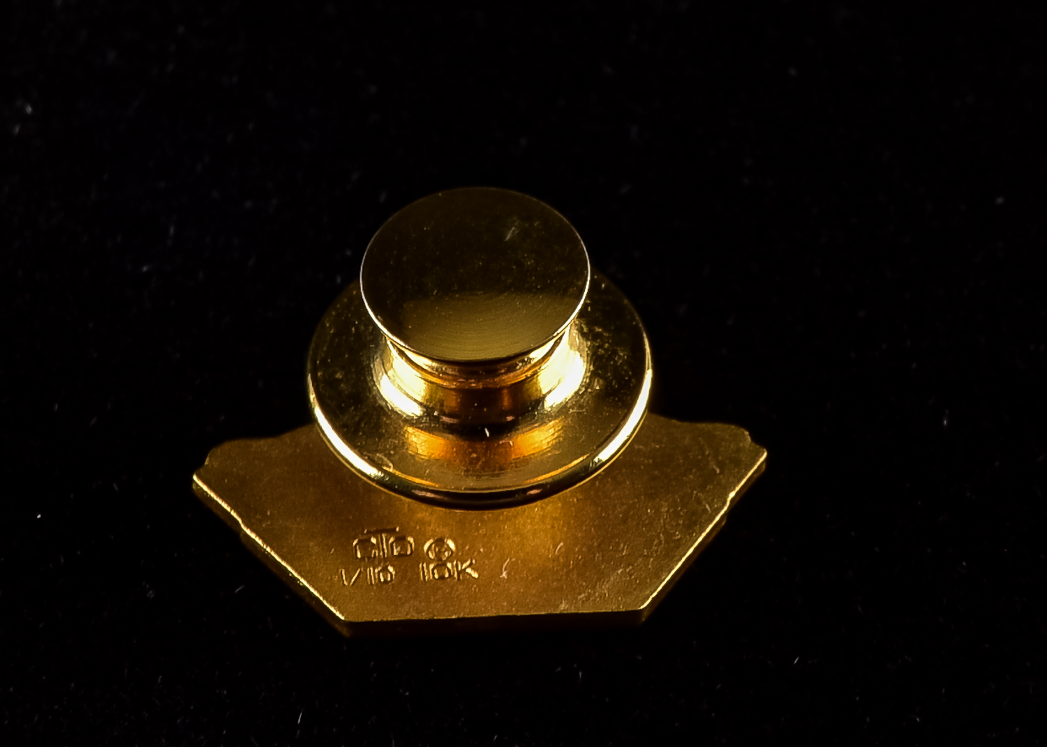 Set of Gold Cuff Links and Tie Tacks