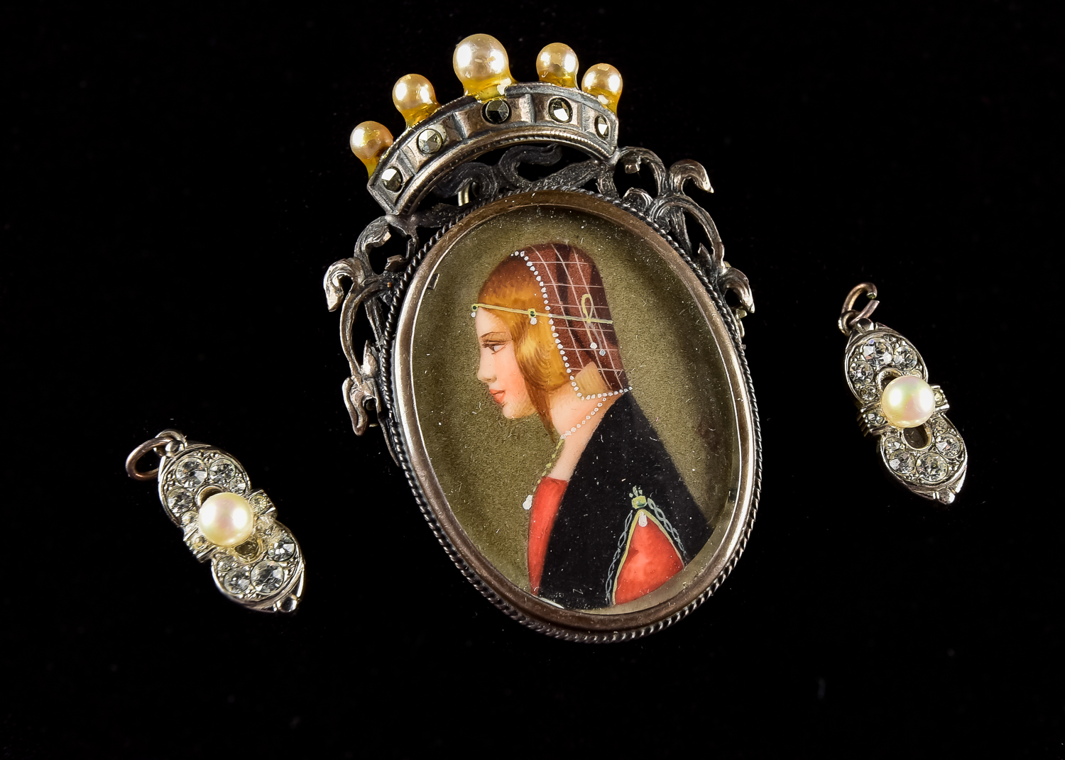 Antique Silver Brooch and Costume Findings