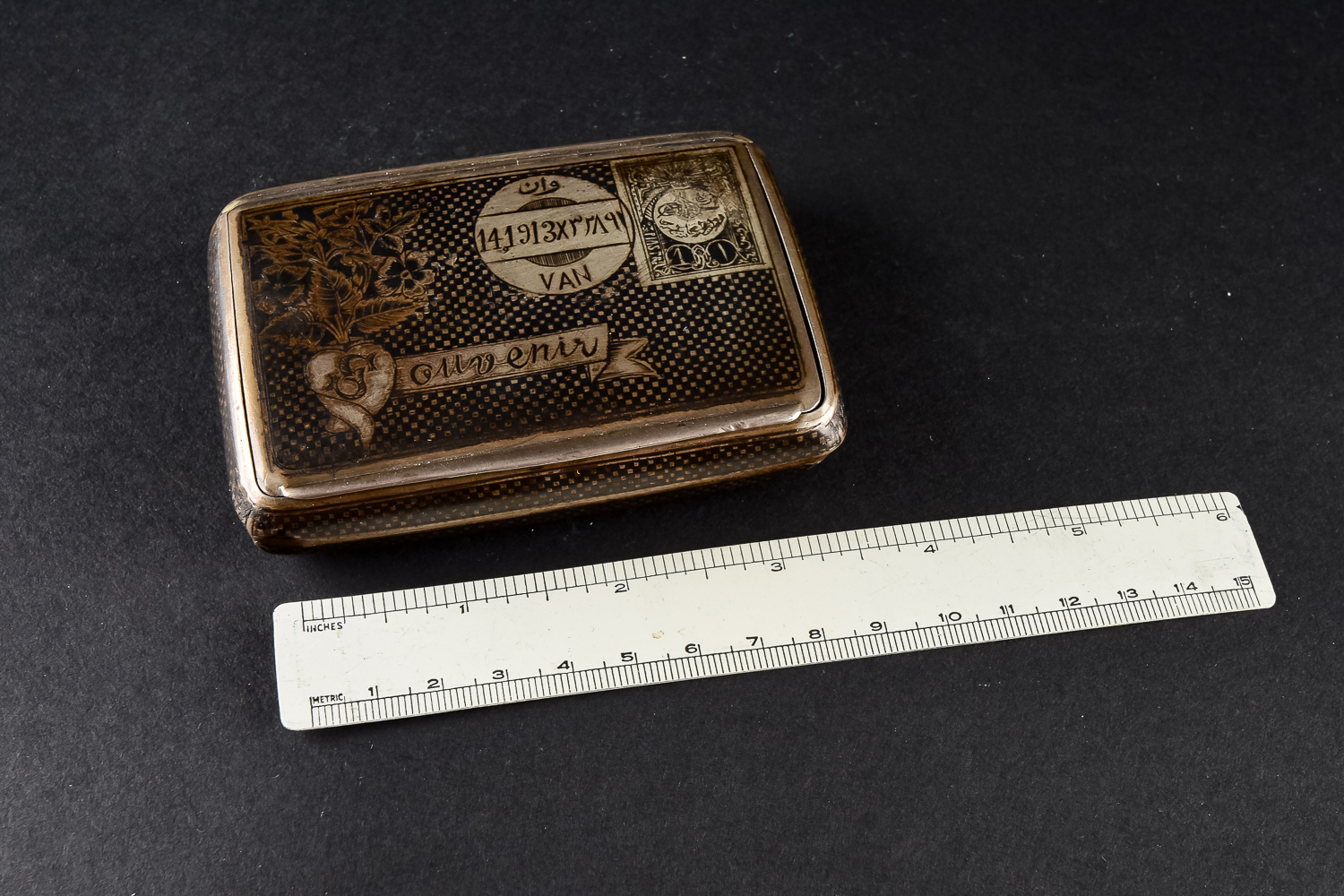 Silver Souvenir Cigarette Case