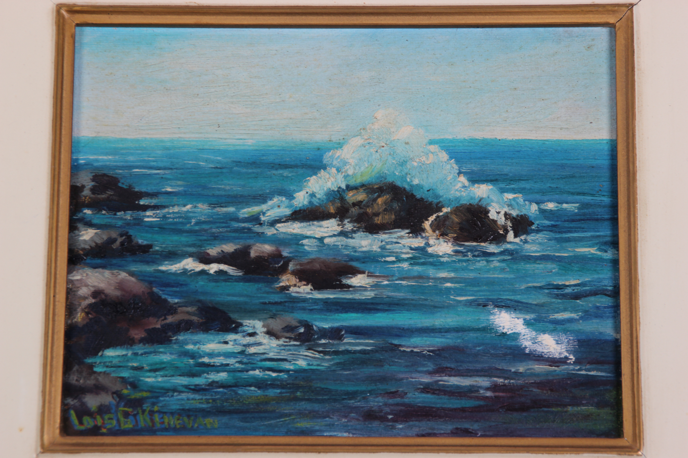 'White Point' by Lois G. Kinevan Original Oil Painting