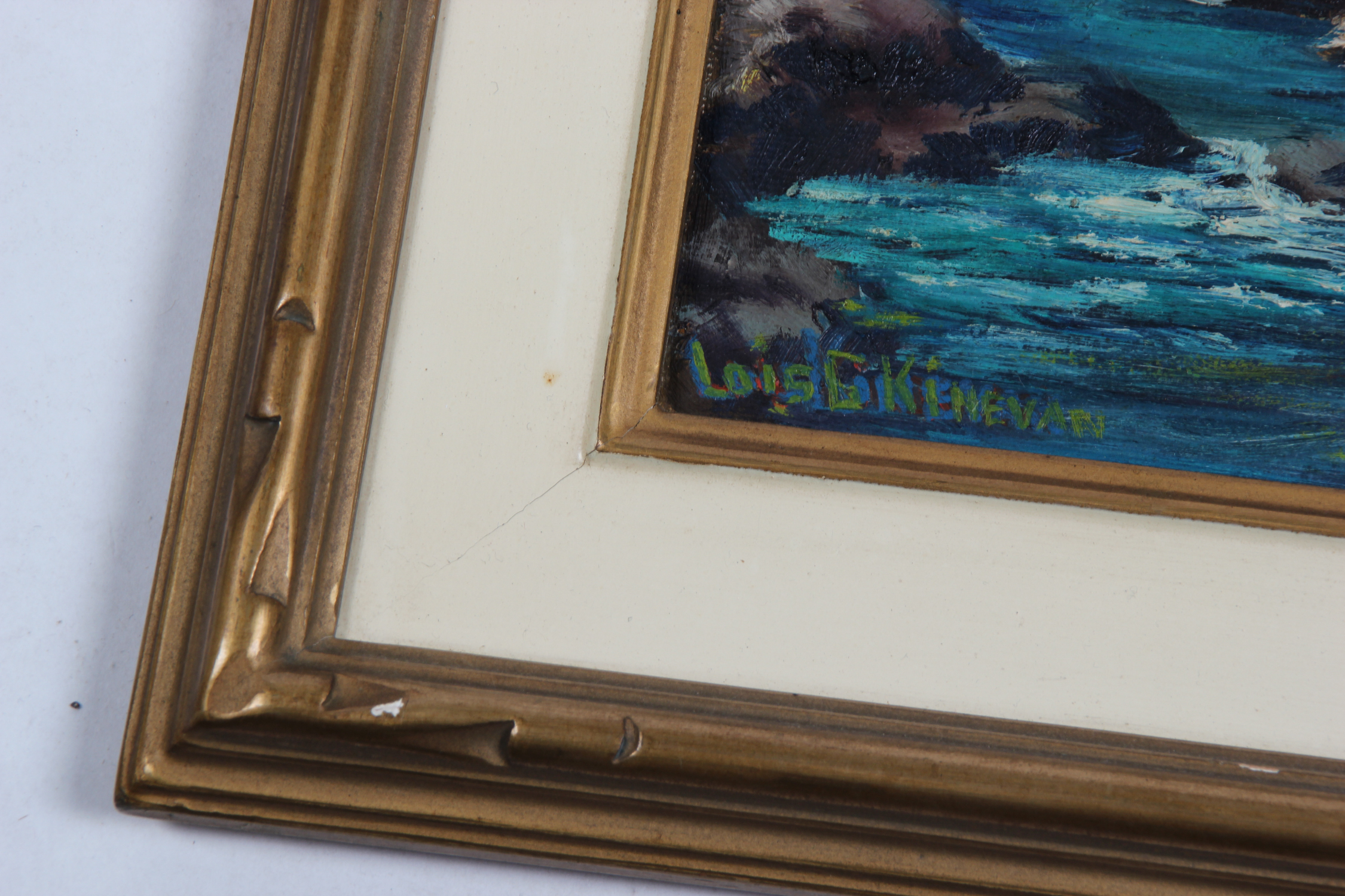 'White Point' by Lois G. Kinevan Original Oil Painting