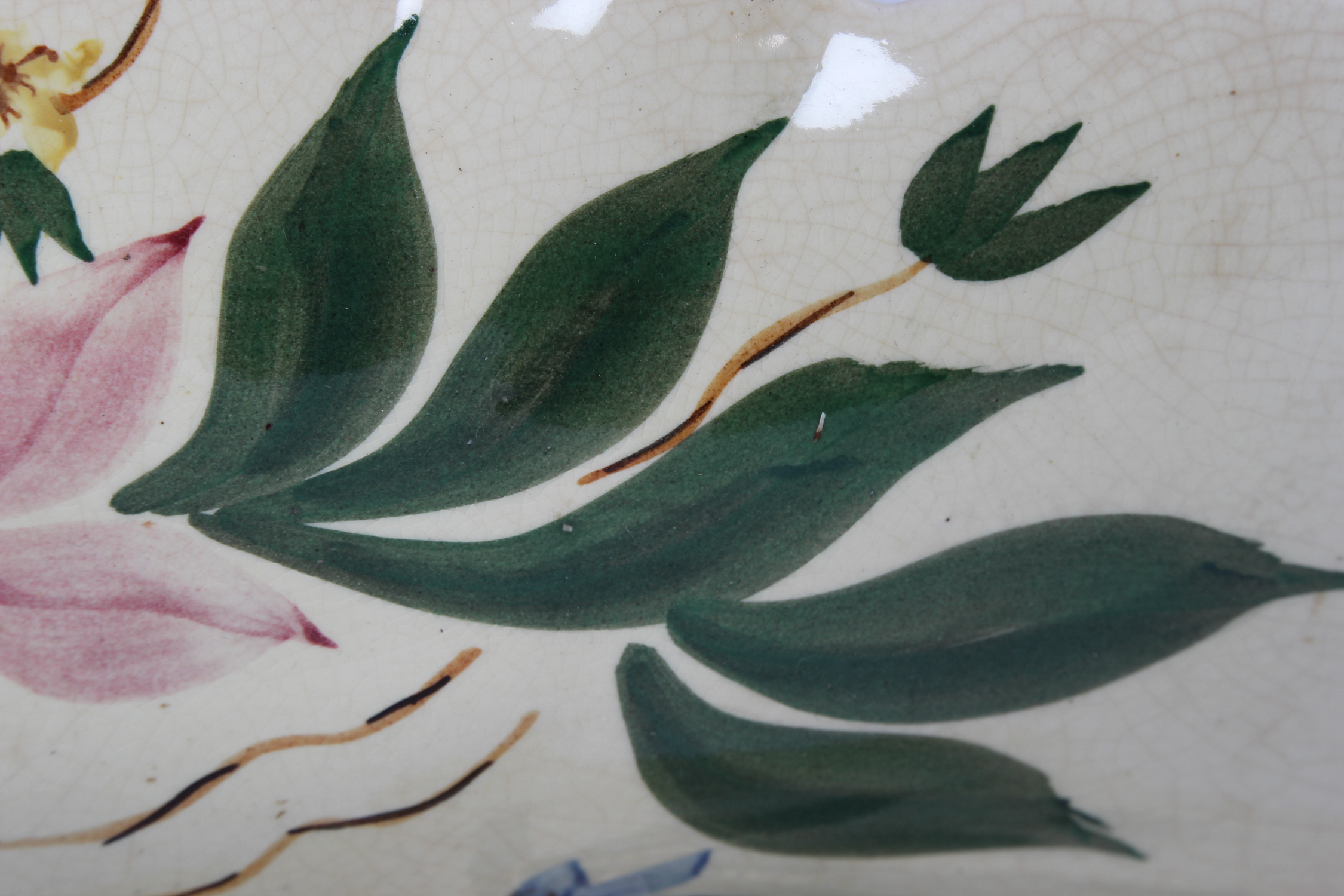 Vintage Hand Painted Ceramic Bowl